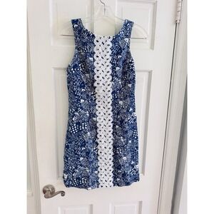 Lilly Pulitzer Blue and White Dress